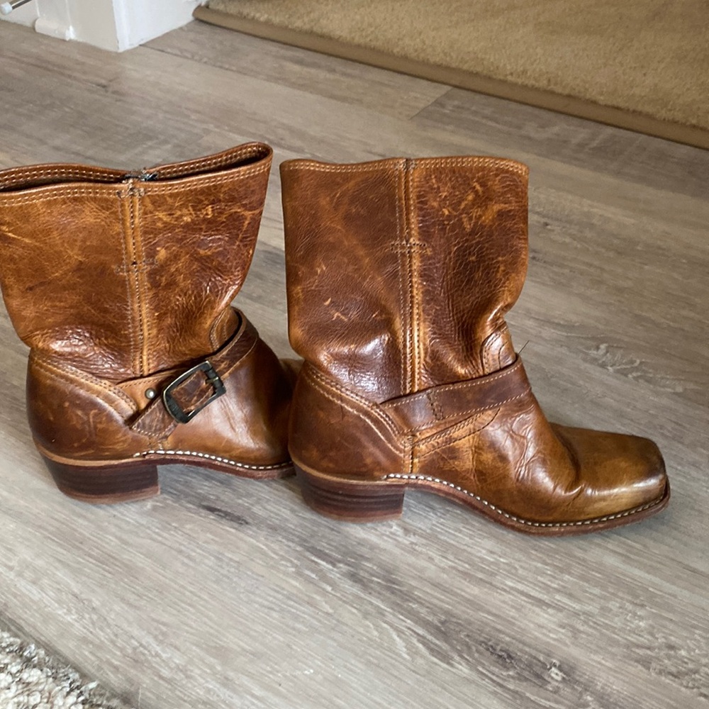 Frye mid calf booties